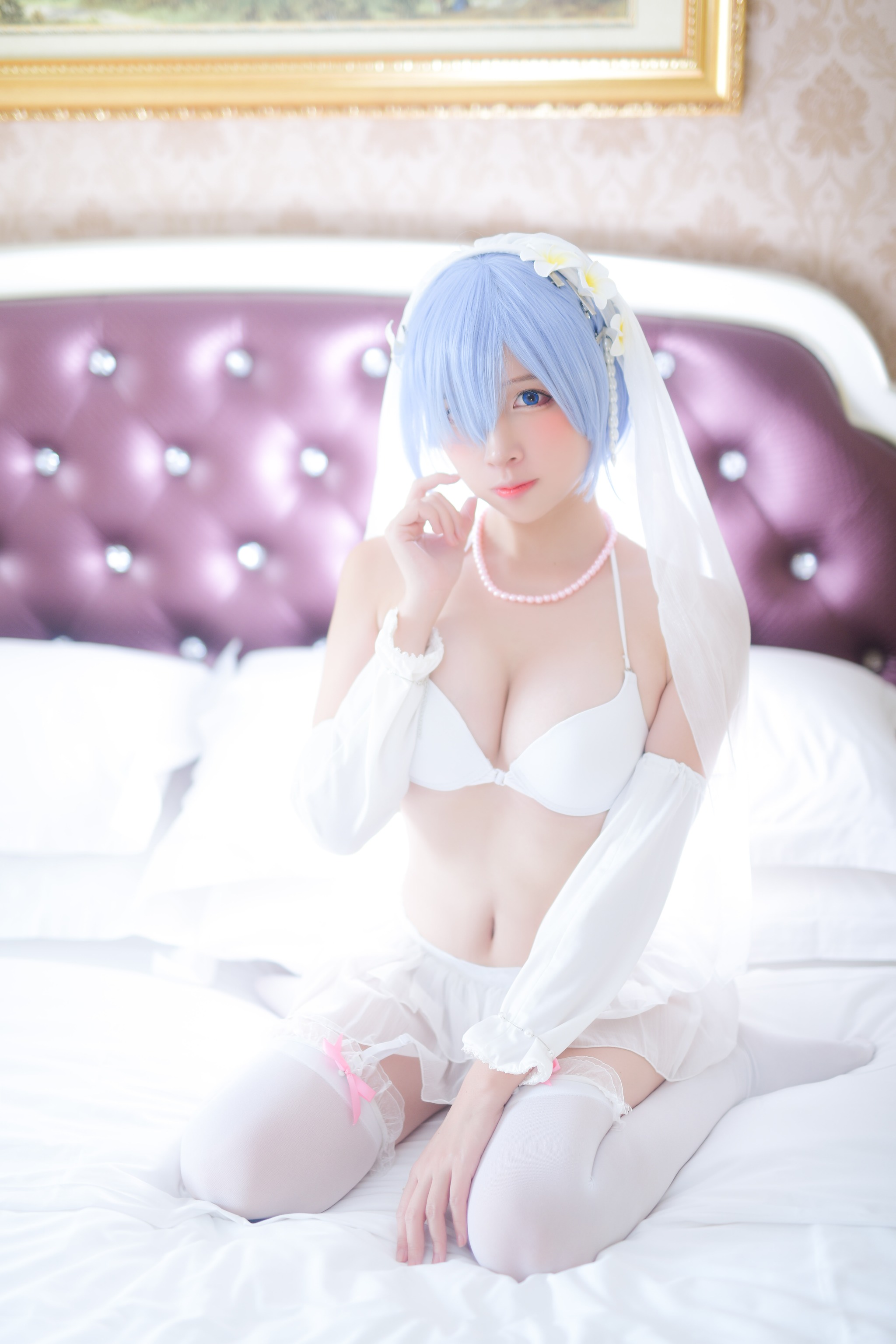 图片[1]-二佐Nisa – NO.036 二佐 蕾姆2号本 蕾姆婚纱 [35P]-XikXak